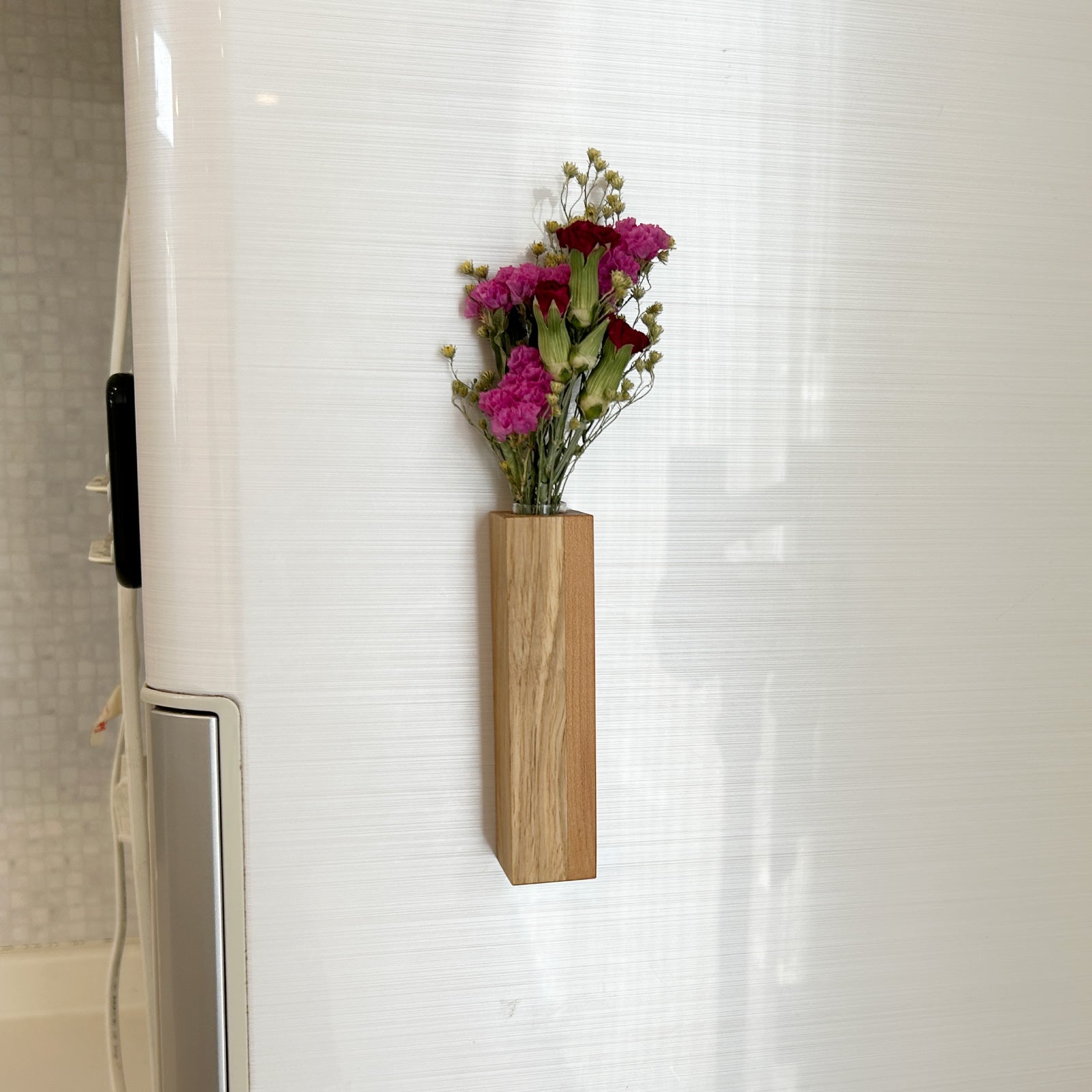 ひだの森 小さな木の一輪挿し『MOKURIN』マグネットタイプ｜THE WATERS